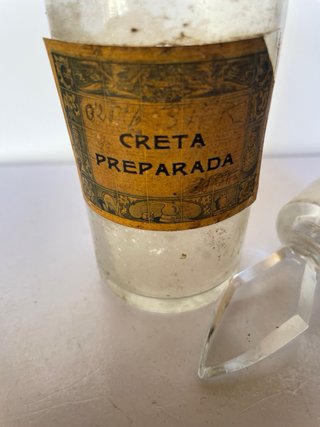 Botella antigua farmacia