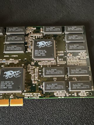Tarjeta Gráfica 3Dfx Voodoo2 Creative CT6670 8MB