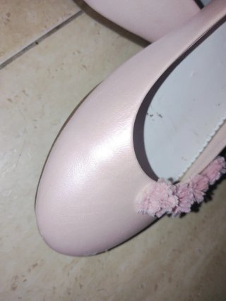 Zapatos de comunión rosas talla 35
