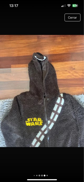 Disfraz Pijama Chewbacca Star Wars Talla S
