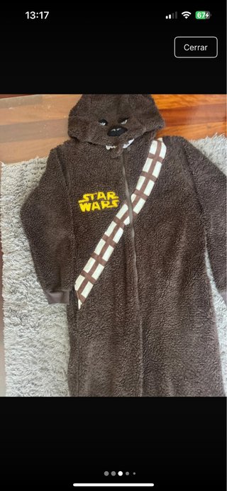 Disfraz Pijama Chewbacca Star Wars Talla S