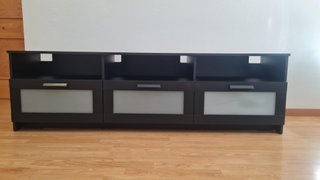 Mueble TV IKEA Negro 3 Cajones
