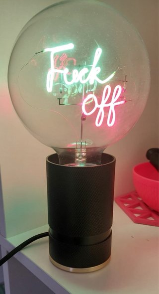 Lampada Neon Fuck Off Brand MITB by Elements Light