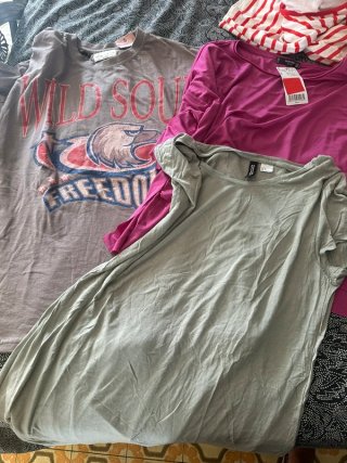 Lote 9 Camisetas Zara T-Shirt Tallas s
