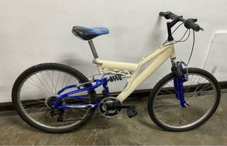 Bicicleta Doble Suspensión Blanca