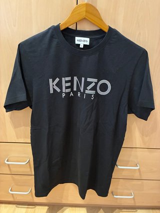 Camiseta Kenzo Paris Negra Talla M