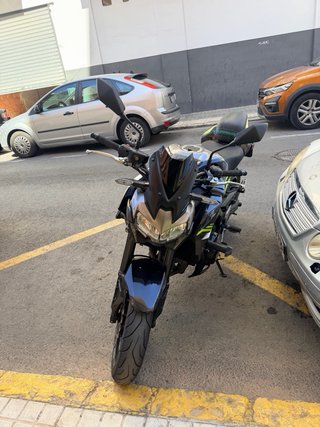Kawasaki Z900 Negra y Verde