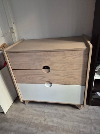 Cómoda cambiador bebé Kave Home madera