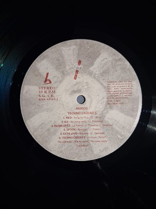 Vinilo LP Techno Ciudad 2