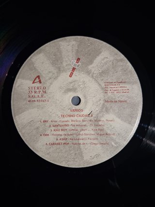 Vinilo LP Techno Ciudad 2