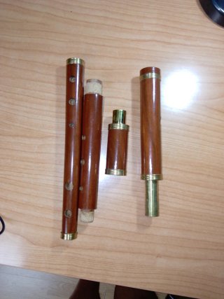 Flauta irlandesa de madera