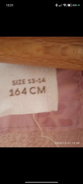 Abrigo niña rosa estampado