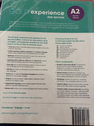GOLD EXPERIENCE 2ED A2 STUDENT'S BOOK & INTERAC...