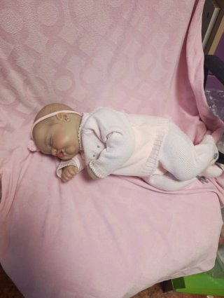 Muñeca Reborn Bebé Durmiendo