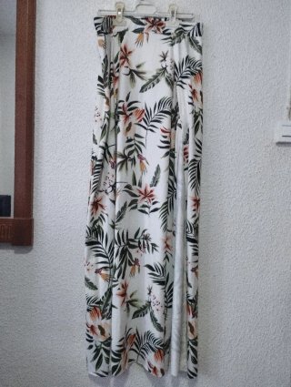 Conjunto 2 piezas: top y falda larga