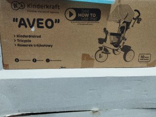 Triciclo Evolutivo Kinderkraft Aveo Gris