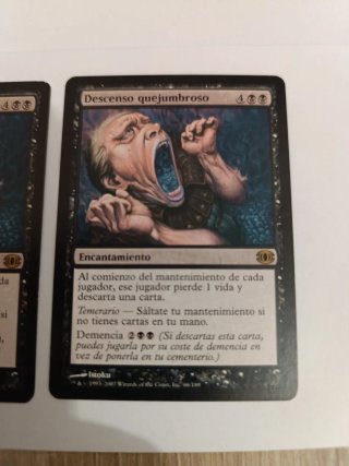 Cartas Magic Descenso Quejumbroso