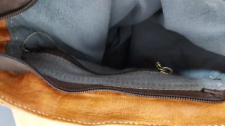 Mochila cuero pequeña mujer/niño