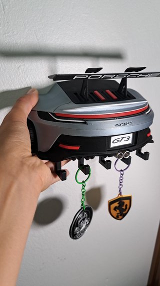 Llavero de pared Coche Porsche GT3 réplica