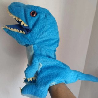 Marioneta Dinosaurio Azul