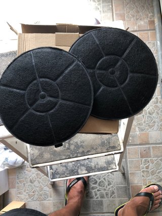 Filtros carbón campana extractora (2 uds)