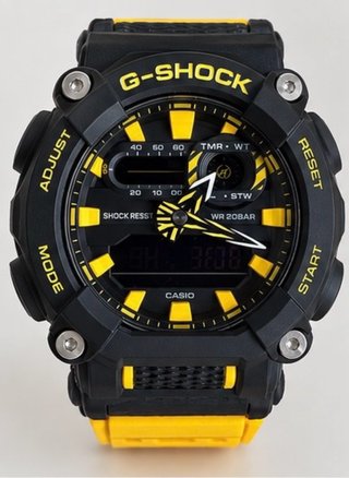 Reloj G-Shock GA-900A-1A9ER Negro/Amarillo