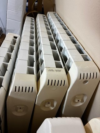 Radiatori elettrici bianchi (7 unità)