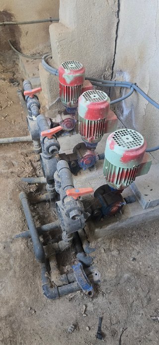 Grupo de bombeo industrial para fincas