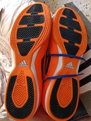 Zapatillas Adidas F10 IN Naranja/Azul Talla 44