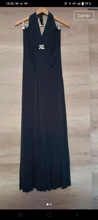 Vestido de fiesta Ralph Lauren negro