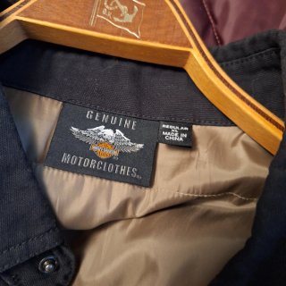 Chaqueta Harley-Davidson Bomber Negra y Gris