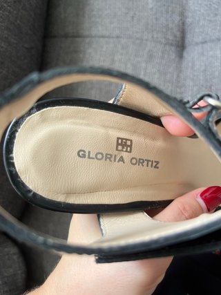 Zapatos de tacón negros talla 38