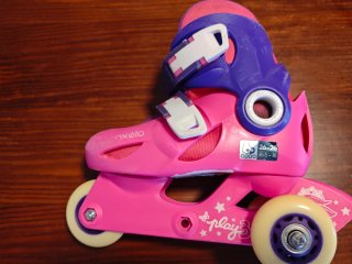 Patines Oxelo Play 3 Rosa Talla Ajustable