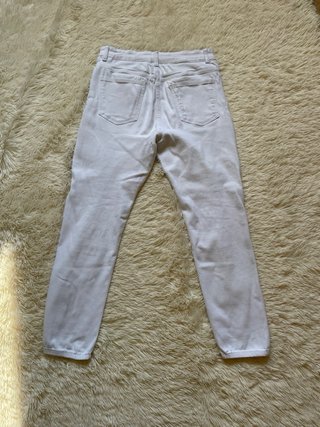 Jeans bianchi strappati Manfinity