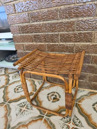 Asiento de mimbre