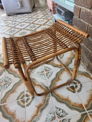 Asiento de mimbre
