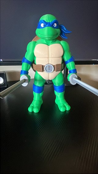 Leonardo Tartaruga Ninja Stampato 3D