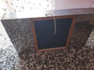Armario baño espejo metal cristal