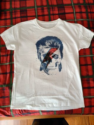 Camiseta David Bowie Calavera