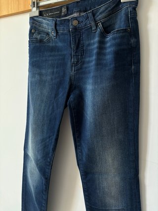 Armani Exchange Jeans Mujer Super Skinny Azul