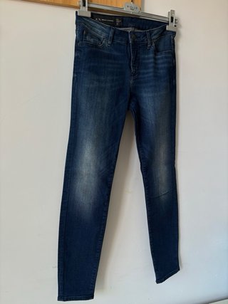 Armani Exchange Jeans Mujer Super Skinny Azul