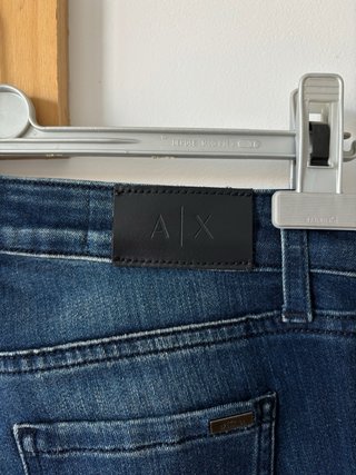 Armani Exchange Jeans Mujer Super Skinny Azul