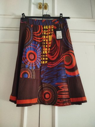 Falda estampada talla S