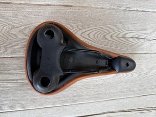 Sella bici uomo marrone