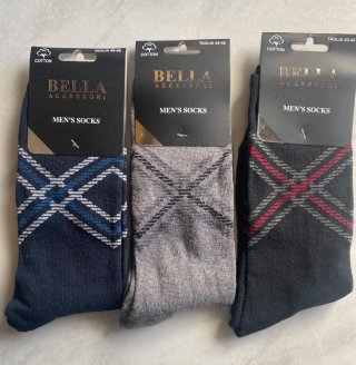 Calze uomo in cotone 40-46 Bella Accessori