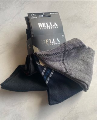 Calze uomo in cotone 40-46 Bella Accessori