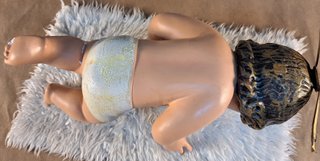 Figura Niño Jesús Olotina Antiguo 39cm