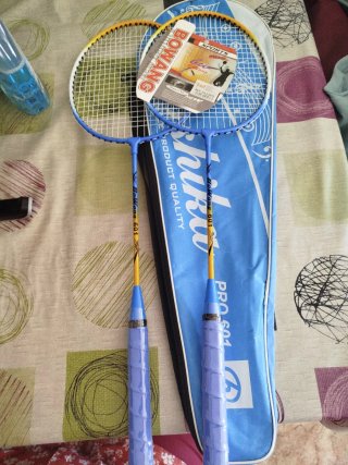 Funda Boshika PRO 601  y raquetas de bádminton