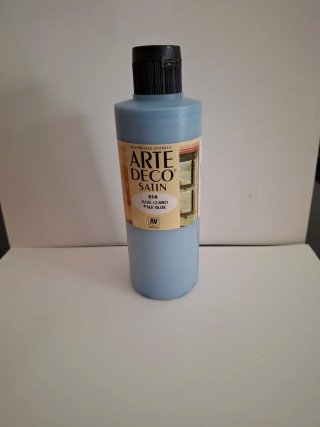 Pintura Vallejo Arte Deco Satin Azul Claro