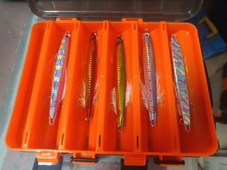 Lote pesca spinning, calamares y curricán